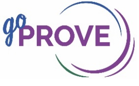 Logotyp för Go Prove