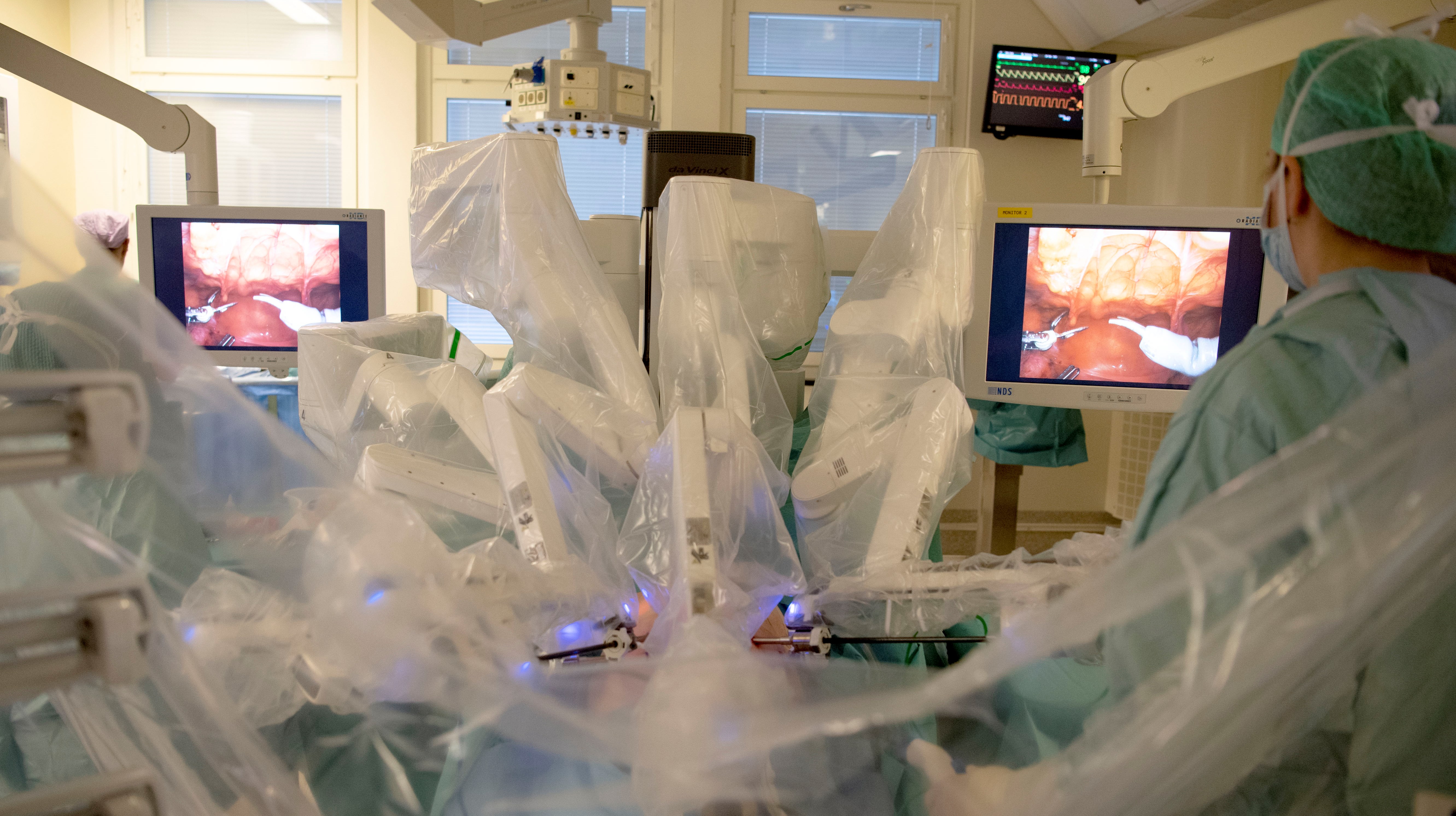 Operation, Urologen, Robot