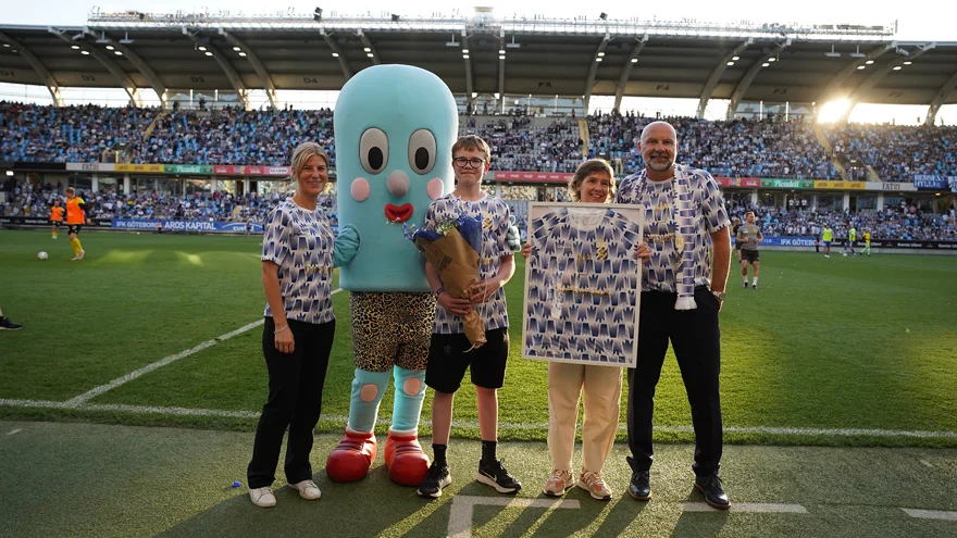 Figuren Plåster på Ullevi