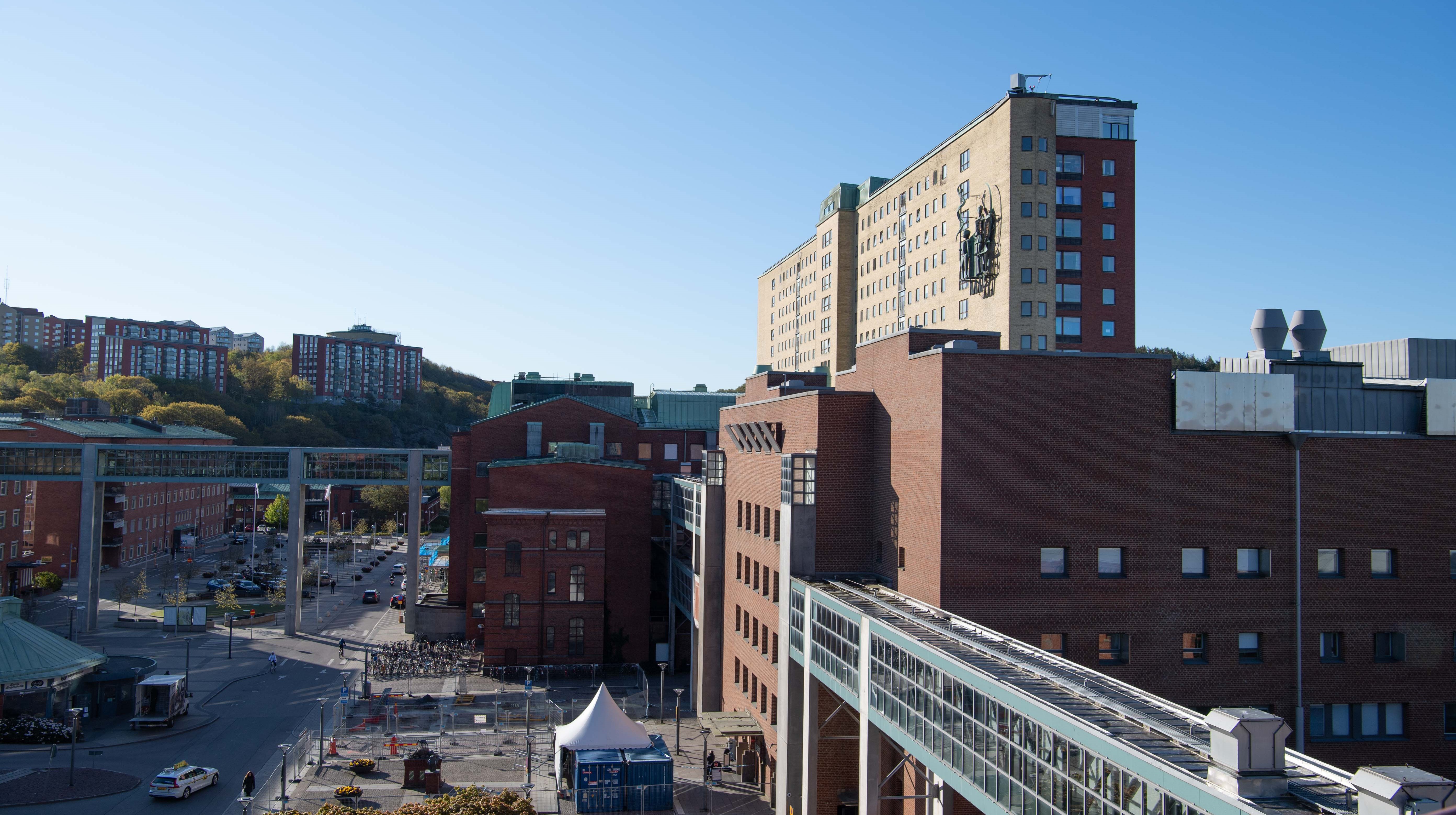 Buildings and blue sky