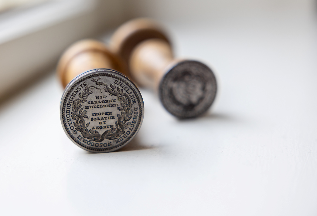 Two sigil stamps.
