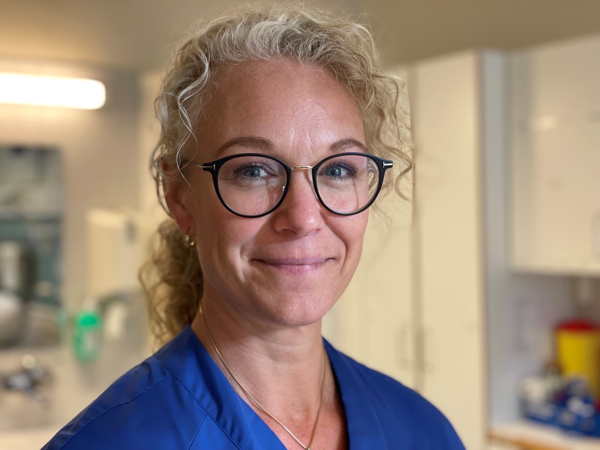 Porträtt Lisa, barnmorska